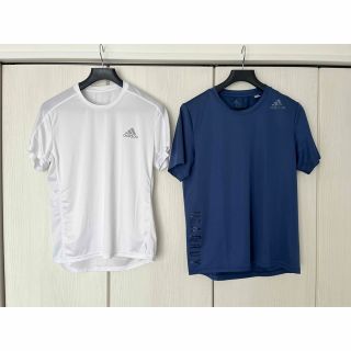 アディダス(adidas)のアディダス adidas ランニングTシャツ Lサイズ 2種セット(ウェア)