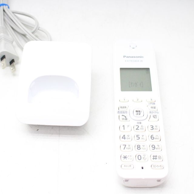 Panasonic 美品 パナソニック 増設子機 KX-FKD404-W バッテリー 充電器付の通販 by さっちゃん's shop｜パナソニック ならラクマ