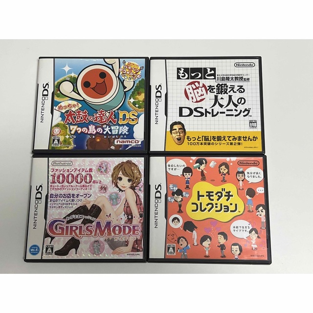 任天堂(ニンテンドウ)のDS ソフト4点 エンタメ/ホビーのゲームソフト/ゲーム機本体(家庭用ゲームソフト)の商品写真