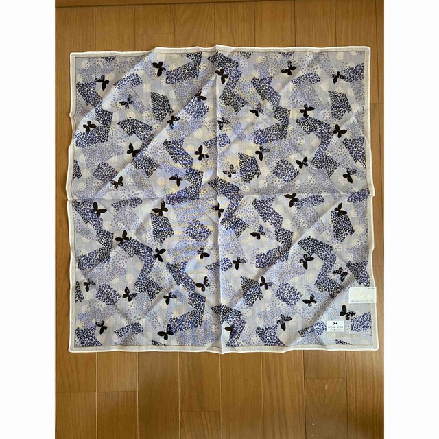 HANAE MORI(ハナエモリ)の森英恵　大判ガーゼハンカチーフ レディースのファッション小物(ハンカチ)の商品写真