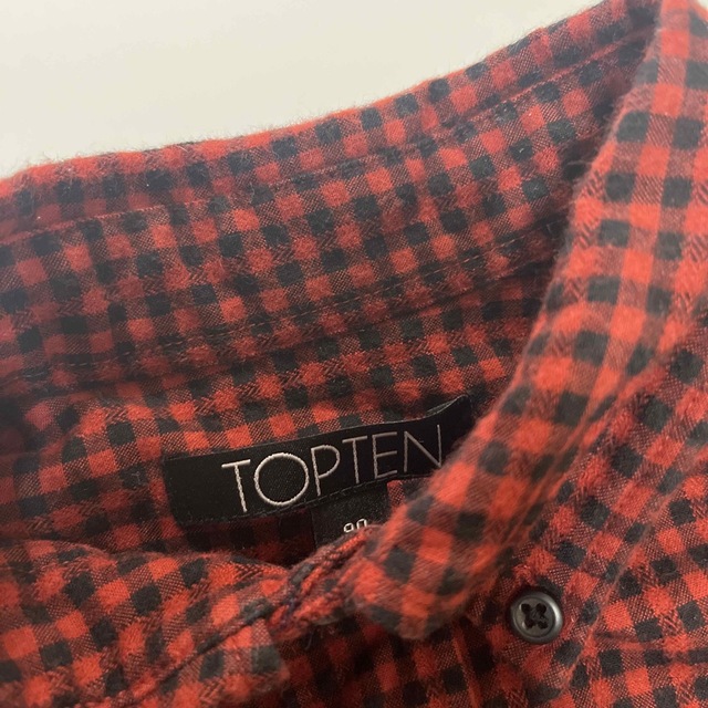 引っ越しのため値下げ！ Men's  TOPTEN ギンガムチェックシャツ メンズのトップス(シャツ)の商品写真