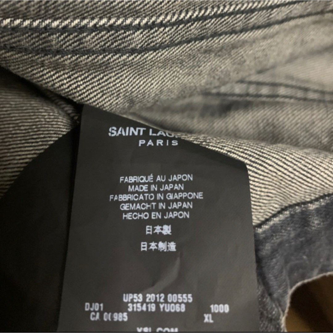 SAINT LAURENT - 13ss 名作 エディスリマン デニムジャケット XL SAINT LAURENT - 13ss 名作 エディスリマン デニムジャケット XL