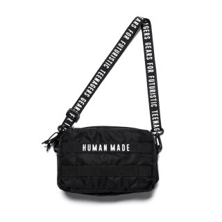 ヒューマンメイド(HUMAN MADE)のHUMAN MADE MILITARY POUCH #1 BLACK(ショルダーバッグ)