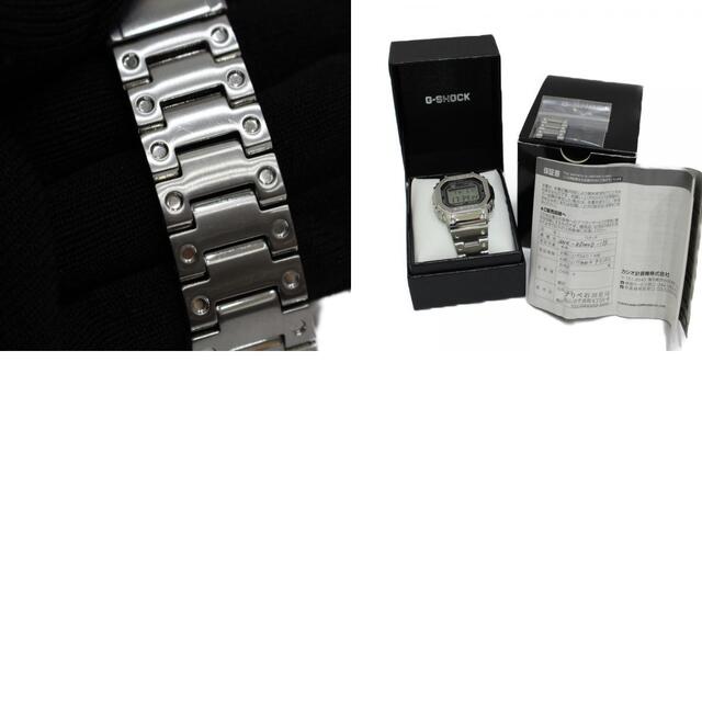 【フルメタル】CASIO　カシオ　G-SHOCK　ジーショック　GMW-B5000D-1JF　デジタル　タフソーラー　SS　シルバー　メンズ　腕時計松前R56店