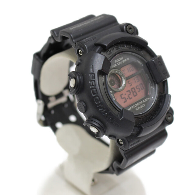 CASIO　カシオ　G-SHOCK　ジーショック　マスターオブG　フロッグマン　DW-8200BK-1JF　デジタル　クオーツ　ラバー　ブラック　ピンク　メンズ　腕時計松前R56店