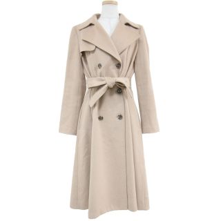 ANAYI アナイ ロング ウール カシミヤ コート 長袖 キャメル 38 M