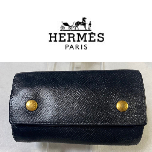 Hermes - 最終値下げ‼️正規品☆エルメス キーケース ブラック バイ