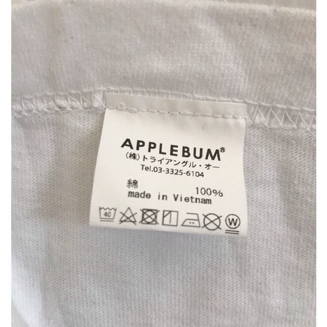 APPLEBUM(アップルバム)のAPPLEBUM (アップルバム)　Logo L/S Tee　ロゴ　長袖　Tシャツ【中古】【007】 メンズのトップス(Tシャツ/カットソー(七分/長袖))の商品写真