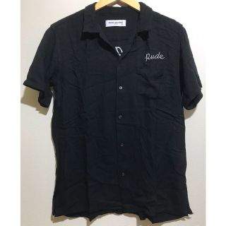 ルードギャラリー(RUDE GALLERY)のRUDE GALLERY(ルードギャラリー)17SS SMOKING SKULL BOWLING SHIRT　ボーリングシャツ【中古】【007】(シャツ)