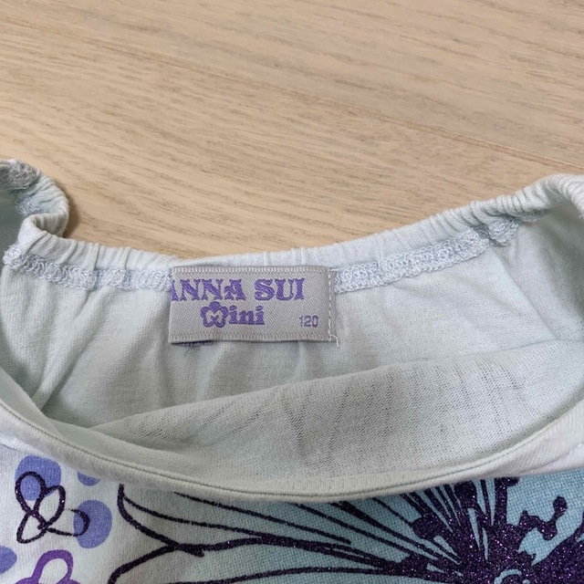 ANNA SUI mini(アナスイミニ)のアナスイミニ　Tシャツ　120cm キッズ/ベビー/マタニティのキッズ服女の子用(90cm~)(Tシャツ/カットソー)の商品写真