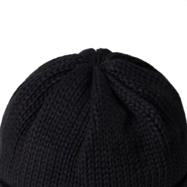 COMESANDGOES - SO ORIGINAL BIG COTTON KNIT CAP BLACKの通販 COMESANDGOES - SO ORIGINAL BIG COTTON KNIT CAP BLACKの通販