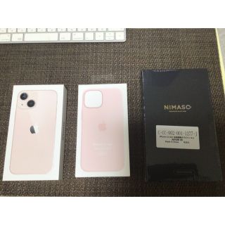 アイフォーン(iPhone)のiphone 13 mini 256gb ピンク新品未開封ケース・フィルム付き(スマートフォン本体)