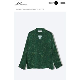 トーガ(TOGA)のTOGA ARCHIVES   インナープリントシャツ Sサイズ(その他)