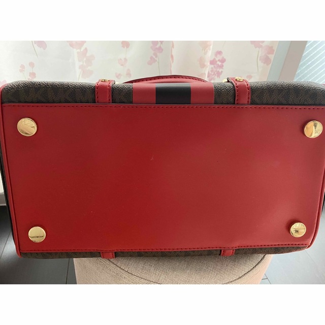 Michael Kors(マイケルコース)のMichael Kors 2WAYバッグ (ブラウン/レッド)  レディースのバッグ(ハンドバッグ)の商品写真