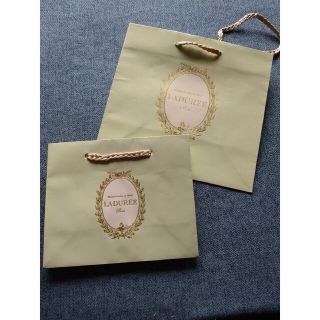 ラデュレ(LADUREE)の【LADUREE】ショッパー2枚(ショップ袋)