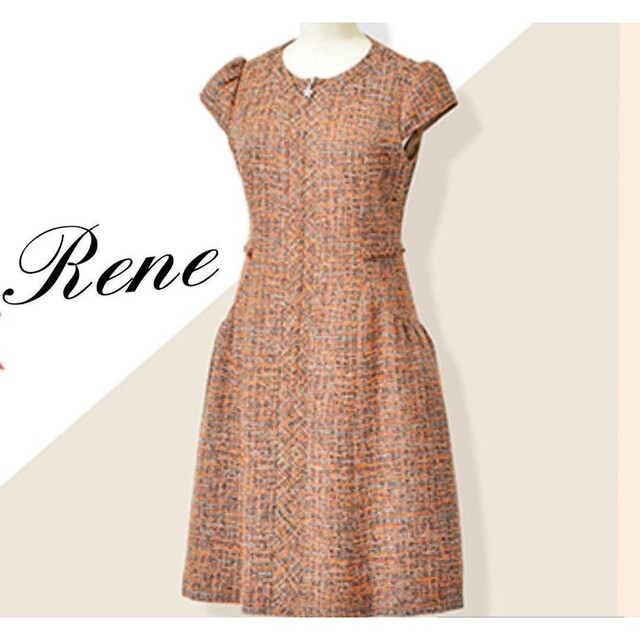 美品】Rene ルネ TISSUE社製 ツイードワンピース | www.jarussi.com.br