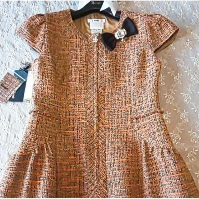 美品】Rene ルネ TISSUE社製 ツイードワンピース | www.jarussi.com.br