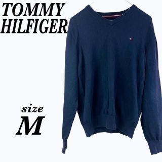 トミーヒルフィガー(TOMMY HILFIGER)のTOMMY HILFIGER トミーヒルフィガー　ニット　セーター　ネイビー(ニット/セーター)