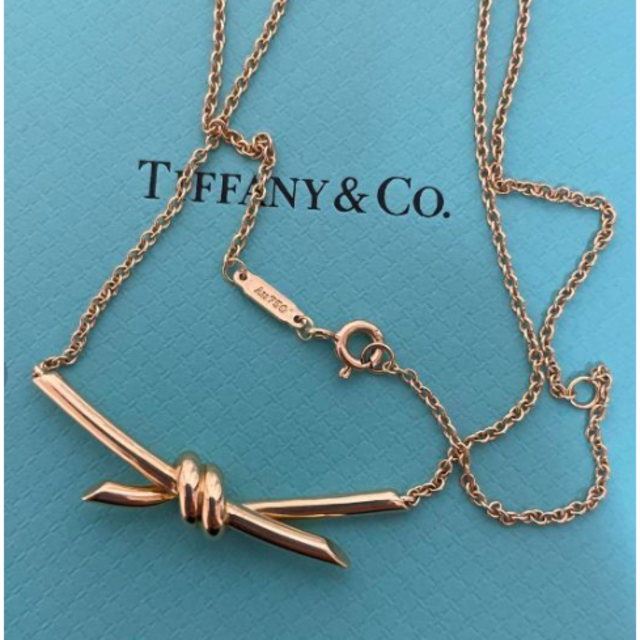 Tiffany & Co. - ティファニー ノット ペンダント K18 イエロー 