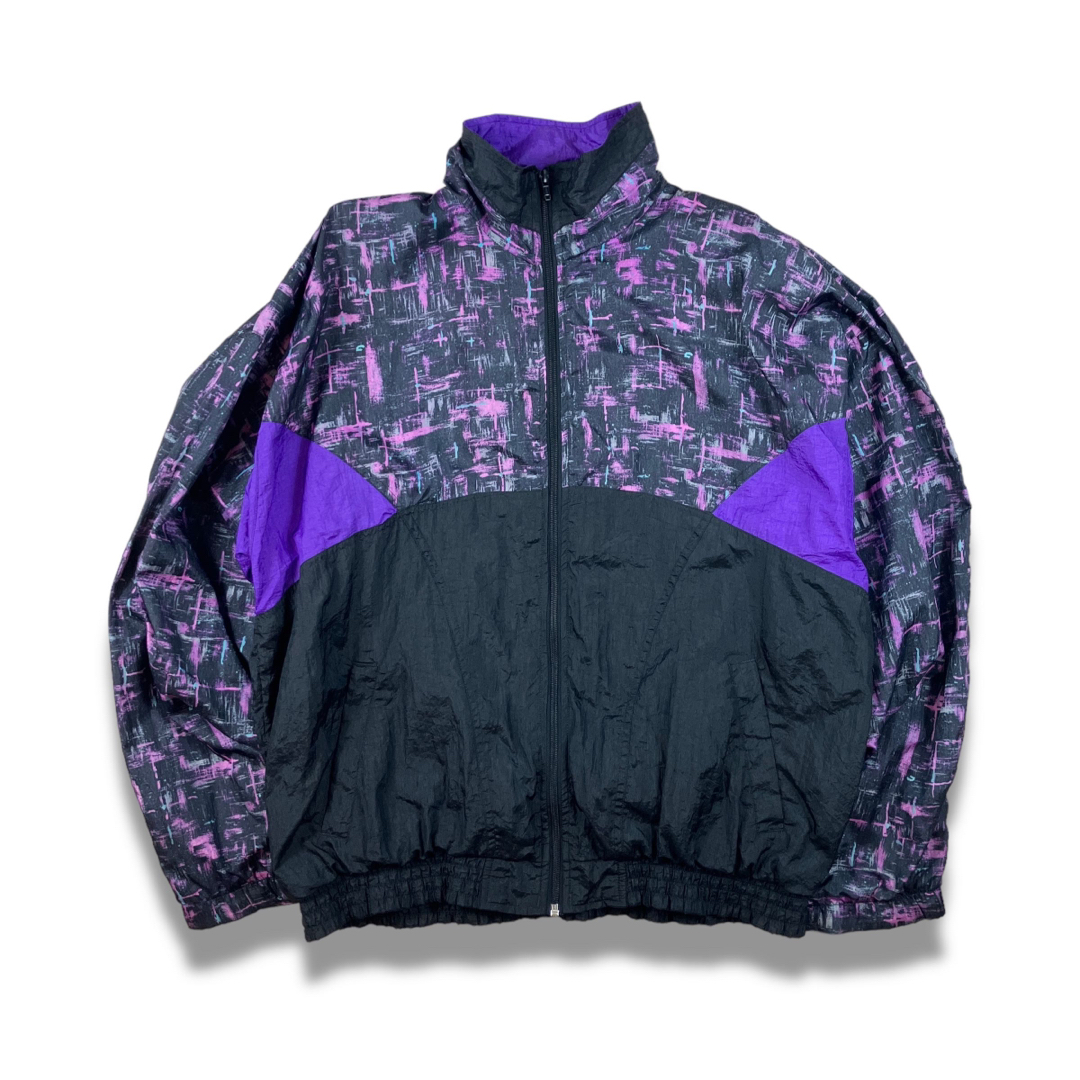 00s Nike Tech Pattern Nylon  Jkt Y2K