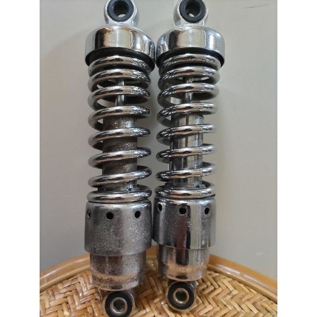 エリミネーター250v　RFYメッキローダウンショック　UCP製 自動車/バイクのバイク(パーツ)の商品写真