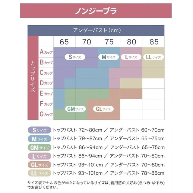 Nongy ブラジャーBEIGEGLサイズ新品未使用 レディースの下着/アンダーウェア(ブラ)の商品写真