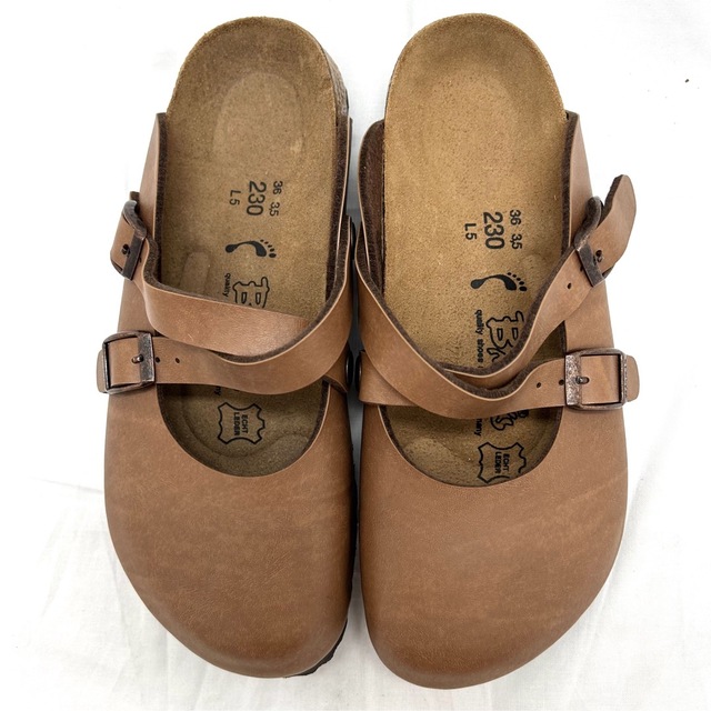 BIRKENSTOCK(ビルケンシュトック)の美品♪ビルケンシュトック　ビルキー　ローリー　レザーサンダル レディースの靴/シューズ(サンダル)の商品写真