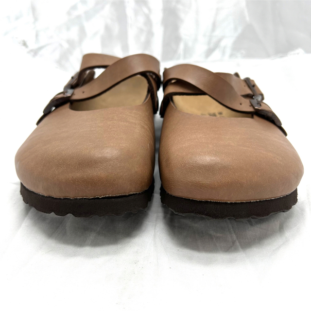 BIRKENSTOCK(ビルケンシュトック)の美品♪ビルケンシュトック　ビルキー　ローリー　レザーサンダル レディースの靴/シューズ(サンダル)の商品写真