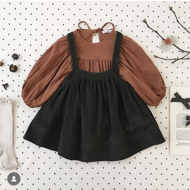 soor ploom Eloise Pinafore Peat ワンピース 【GINGER掲載商品】 www ...