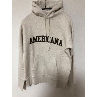 アメリカーナ(AMERICANA)の【Americana/アメリカーナ】Logo Parka ナチュラル(パーカー)