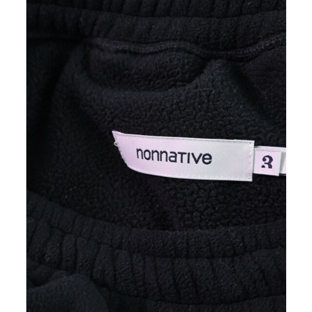 nonnative(ノンネイティブ)のnonnative ノンネイティヴ スウェットパンツ 3(L位) 黒 【古着】【中古】 メンズのパンツ(その他)の商品写真