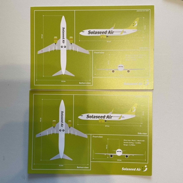 飛行機ポストカード＆シールセット エンタメ/ホビーのテーブルゲーム/ホビー(航空機)の商品写真
