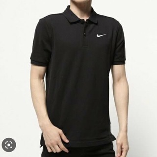 ナイキ(NIKE)の【即購入可】NIKE ポロシャツ ブラックMサイズ(ポロシャツ)