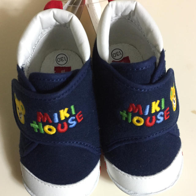 mikihouse(ミキハウス)の当日発送 新品未使用 ミキハウス プッチー ファーストシューズ  キッズ/ベビー/マタニティのベビー靴/シューズ(~14cm)(スニーカー)の商品写真