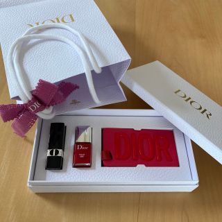 ディオール(Dior)のDiorプラチナ会員バースデーギフト　ルージュ.ネイル.ラゲージタグ(ノベルティグッズ)