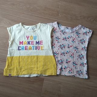 ユニクロ(UNIQLO)のユニクロ　女の子　Tシャツセット(Tシャツ/カットソー)