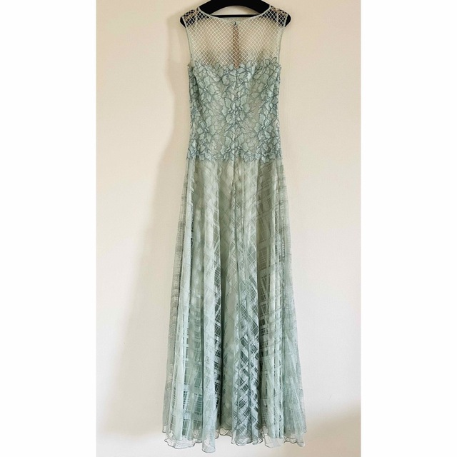 未使用☆TADASHI SHOJI☆ノースリーブレースドレスミントタダシ