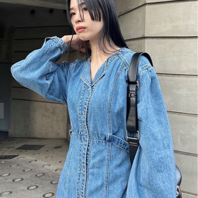 moussy♡デニムワンピ