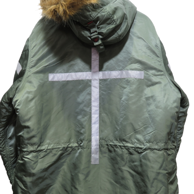 Supreme Reflective Cross N-3B Parka シュプ