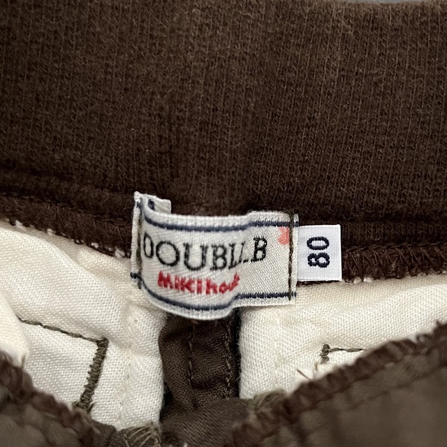 DOUBLE.B(ダブルビー)のカーゴパンツ　80　DOUBLE B キッズ/ベビー/マタニティのベビー服(~85cm)(パンツ)の商品写真