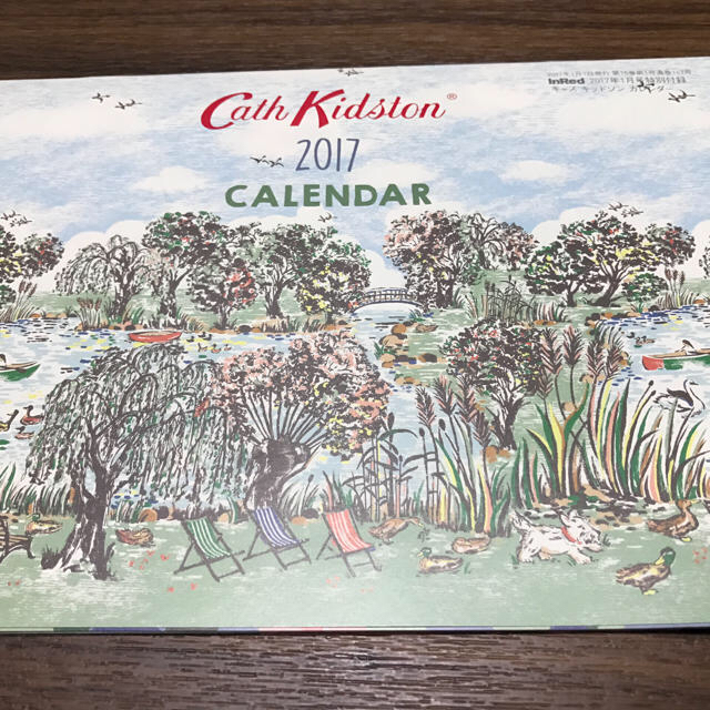 Cath Kidston(キャスキッドソン)のCath Kidston 2017カレンダー★ 最安値( ¨̮ )︎︎❤︎︎ インテリア/住まい/日用品の文房具(カレンダー/スケジュール)の商品写真