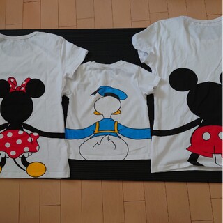 ディズニー(Disney)のディズニー　親子Tシャツ３枚セット(Tシャツ/カットソー)