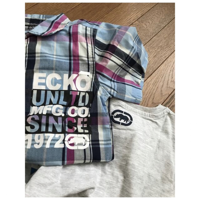 ECKŌ UNLTD（ECKO UNLTD）(エコーアンリミテッド)のEcko Unltd エコーアンリミテッド 3ピースセットアップ  110cm キッズ/ベビー/マタニティのキッズ服男の子用(90cm~)(パンツ/スパッツ)の商品写真