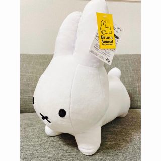 ミッフィー(miffy)のブルーナアニマル 特大サイズ ぬいぐるみ うさぎ ホワイト(ぬいぐるみ)