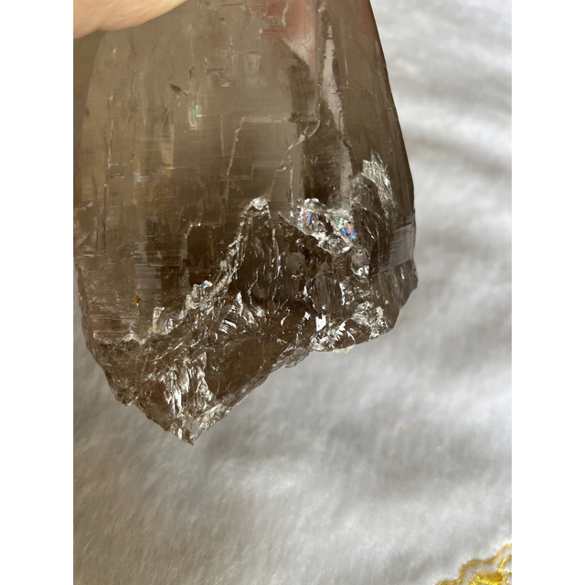 【超透明】高品質 スモーキークォーツ 原石  N1030