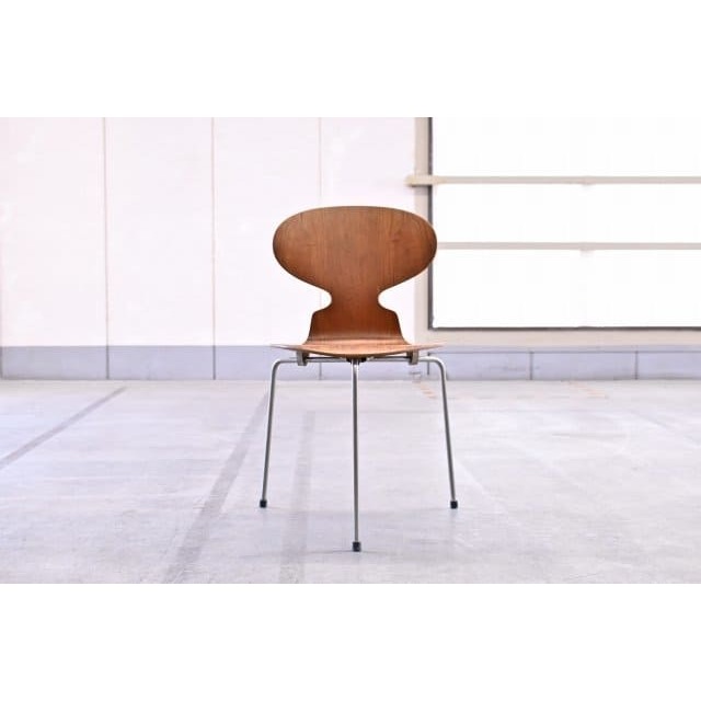 1960年代 Fritz Hansen/フリッツ・ハンセン 「アント・チェア」g 初期3本脚 チーク材 アルネ・ヤコブセン 1960年代 ビンテージチェア【家具/インテリア/USED家具ユーズド家具/リサイクル】