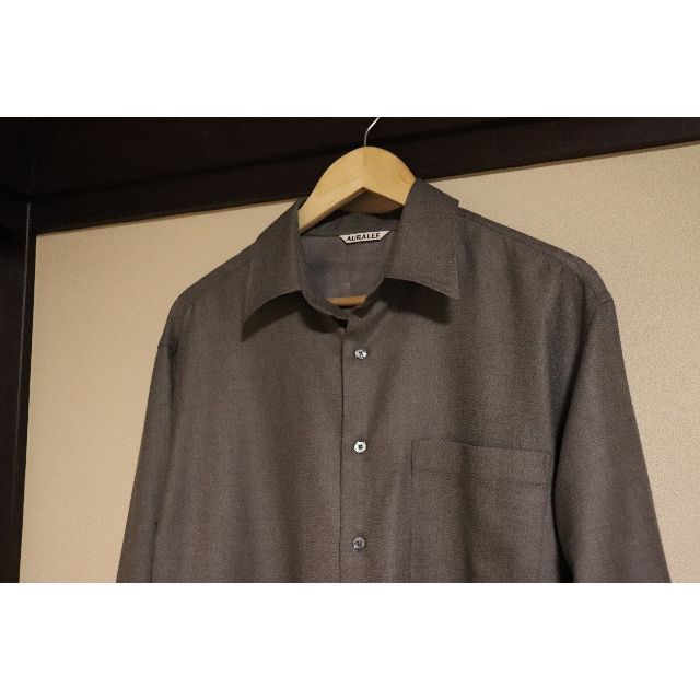 AURALEE 22AW  SUPER LIGHT WOOL SHIRTS