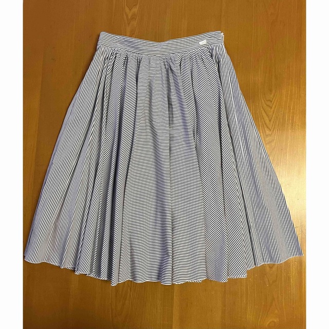 新品/送料無料 Foxeyフォクシー コットンスカート40春夏 ミモレ丈 超美
