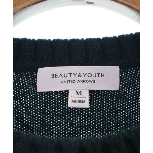 BEAUTY&YOUTH UNITED ARROWS(ビューティアンドユースユナイテッドアローズ)のBEAUTY&YOUTH UNITED ARROWS ニット・セーター M 緑 【古着】【中古】 メンズのトップス(ニット/セーター)の商品写真