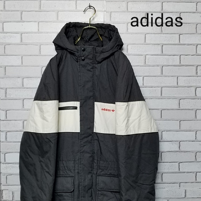 adidas(アディダス)の【adidas】アディダス　ジップアップハーフコートパーカージャケット　90s メンズのジャケット/アウター(ナイロンジャケット)の商品写真